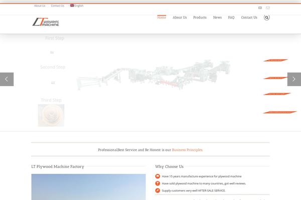 WordPress website example screenshot