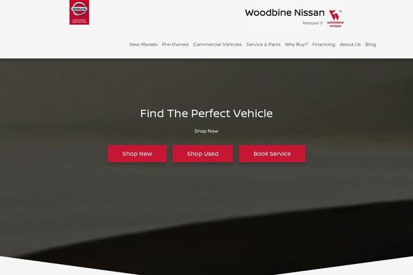 woodbinenissan.net site used Strathcom