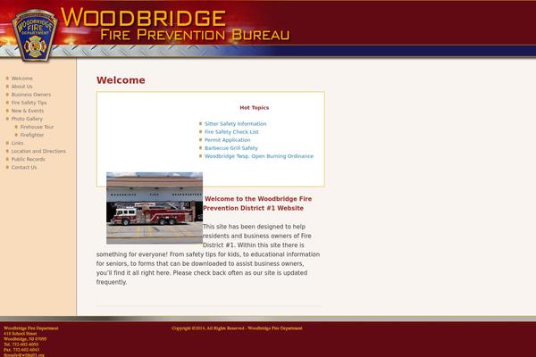 woodbridgefireprevention.com site used Twentyeleven-child