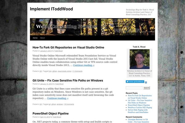 WordPress website example screenshot