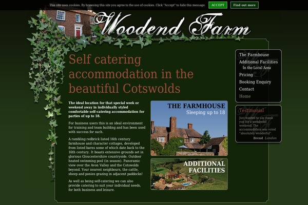 woodendfarm.info site used Woodend