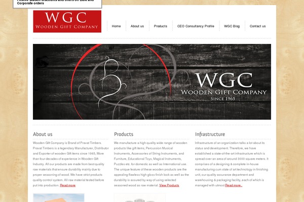 woodengiftcompany.com site used Wgcth
