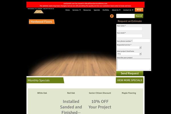 woodfloorservicesmaine.com site used Woodfloorservices