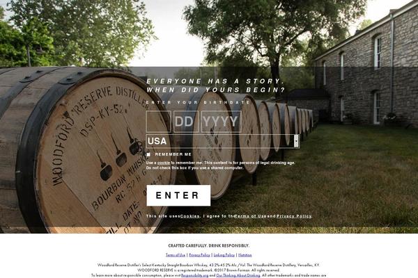 Site using Brown-forman-charitable-contributions plugin