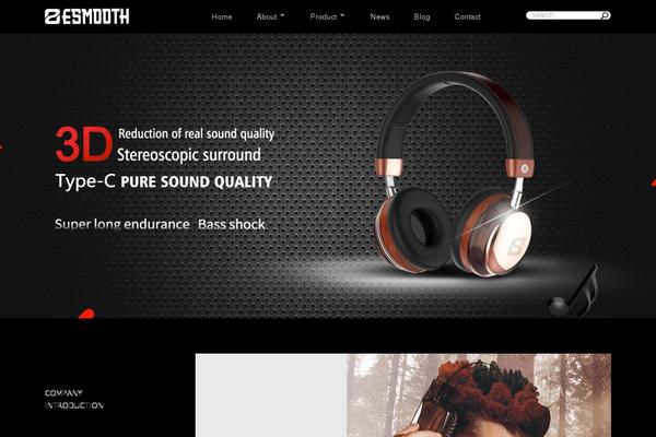 woodheadphones.com site used Esmooth