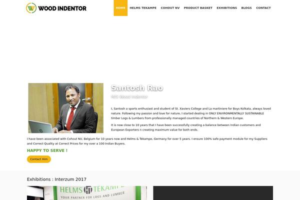 WordPress website example screenshot