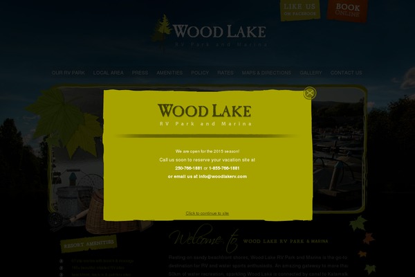 woodlakerv.com site used Woodlake