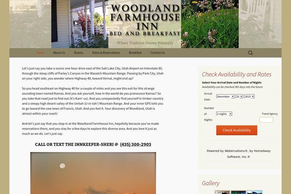 Twenty Thirteen theme site design template sample