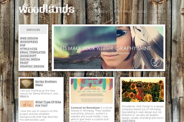 woodlandswebdesign.ca site used Woodlandsweb