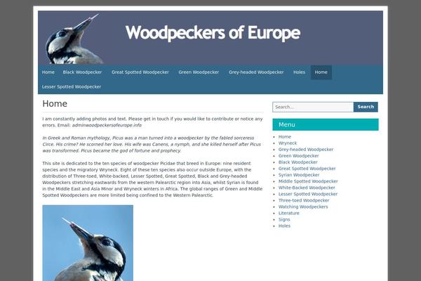woodpeckersofeurope.info site used Blue Planet