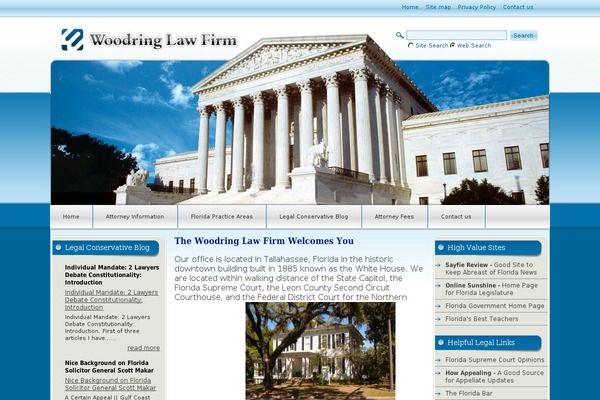 WordPress website example screenshot