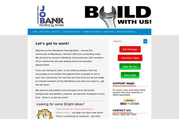 Jobpress theme site design template sample