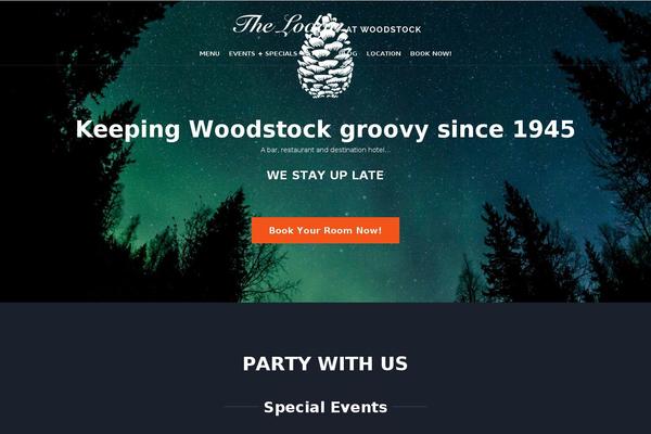 woodstocklodge.com site used The-lodge
