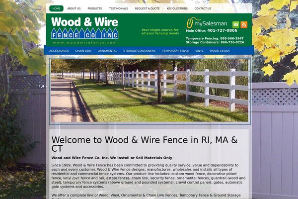 woodwirefence.com site used Wood-wire-fences