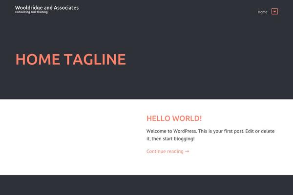 Rectangulum theme site design template sample