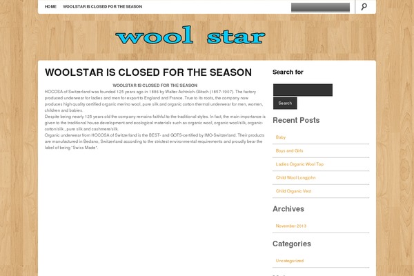 woolens.ca site used Storefront-original