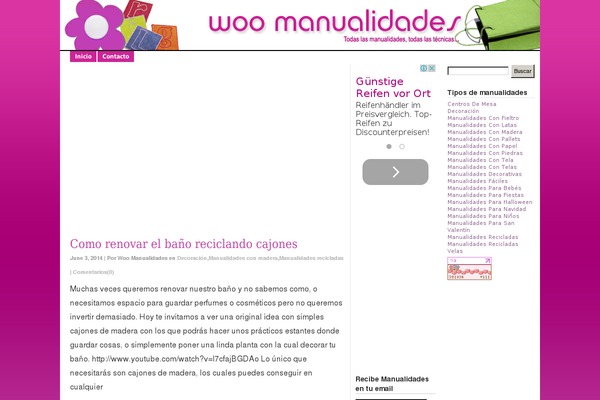 woomanualidades.com site used Super-adsense-shopping