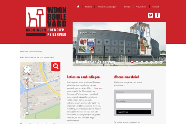 woonboulevardgroningen.nl site used Woonboulevard