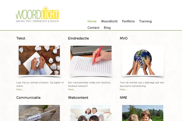 woordlicht.nl site used Woordlicht