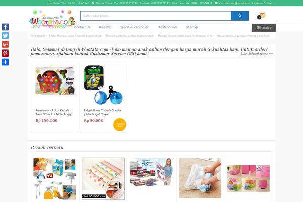 WordPress website example screenshot