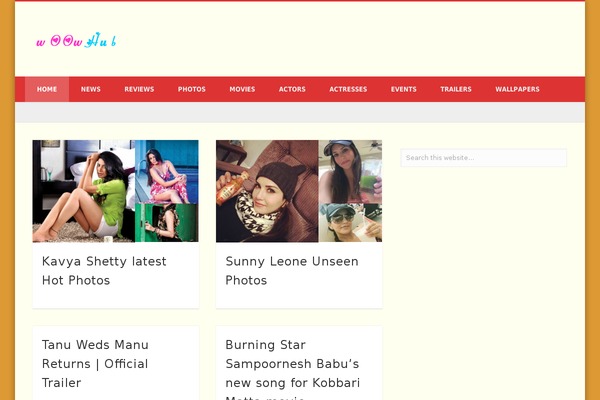 WordPress website example screenshot
