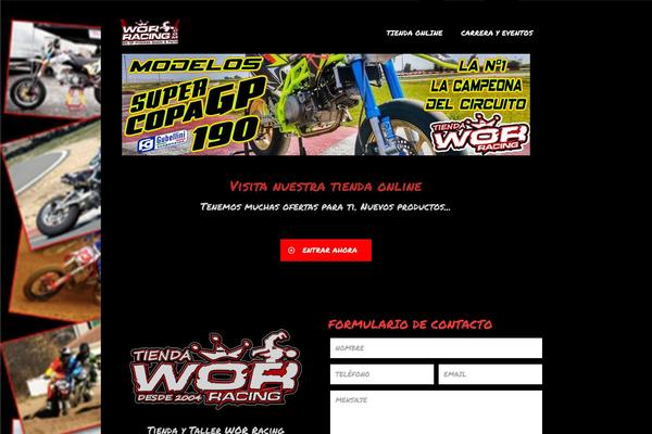 wor-racing.com site used Wor