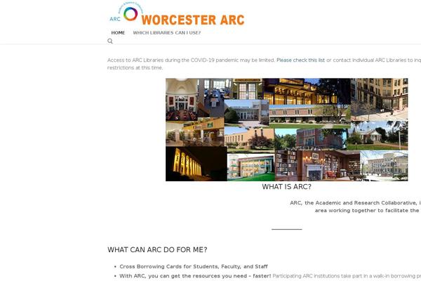 worcesterarc.org site used Starter-blog
