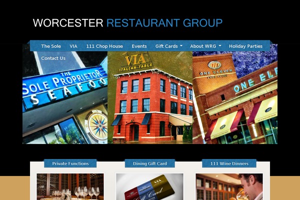 The Restaurant theme site design template sample