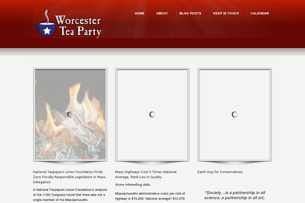 WordPress website example screenshot
