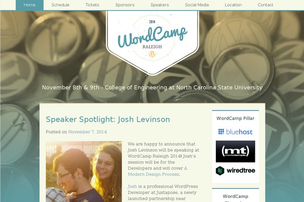 wordcampraleigh.com site used Wordcamp-base-v2