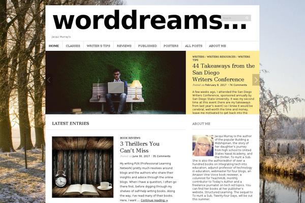 WordPress website example screenshot