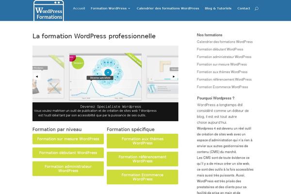 wordpress-formations.fr site used Bliss
