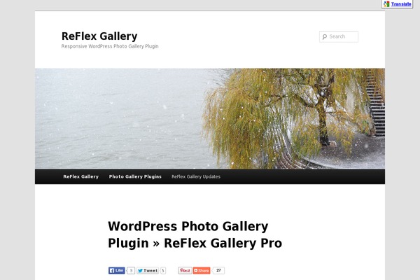 WordPress website example screenshot