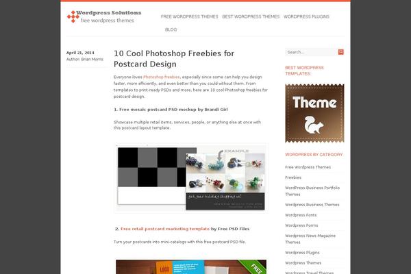 Surface theme site design template sample