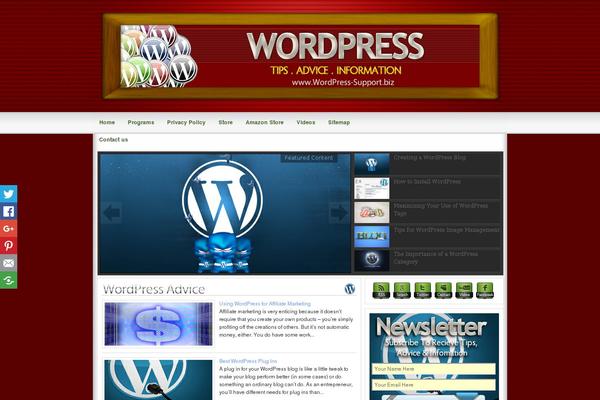 wordpress-support.biz site used Sg1