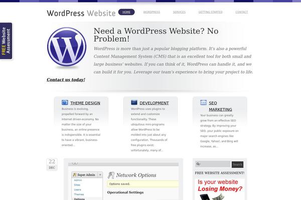 wordpress-website.org site used Heliumified