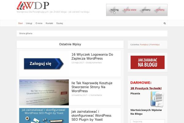 wordpressdlapoczatkujacych.pl site used Voice