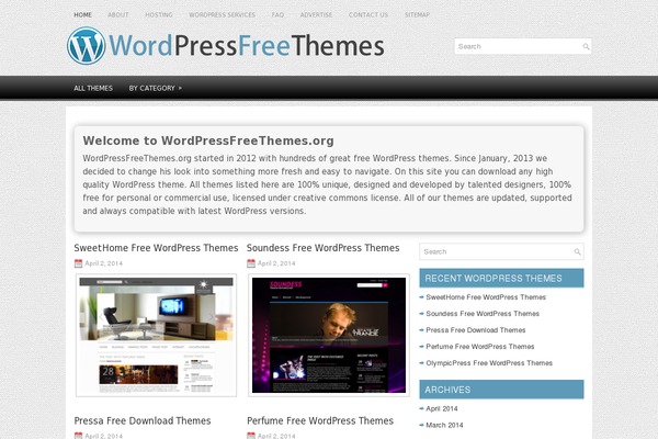 wordpressfreethemes.org site used Entry