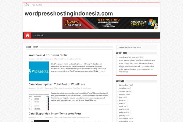wordpresshostingindonesia.com site used Bolima