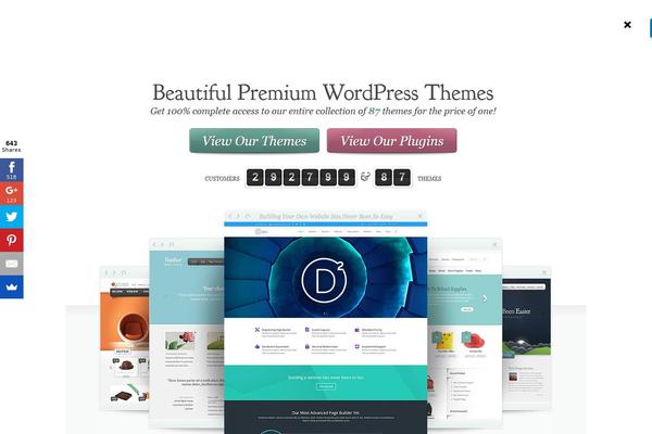 WordPress website example screenshot