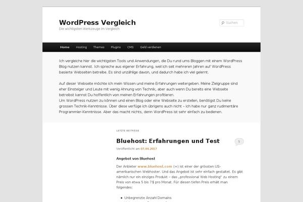 WordPress website example screenshot