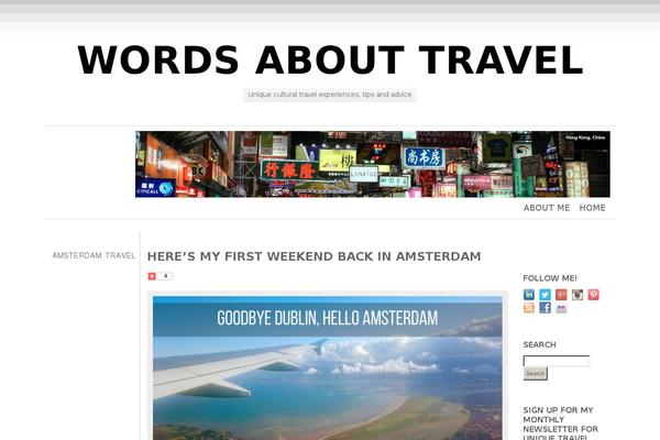wordsabouttravel.com site used Chunk