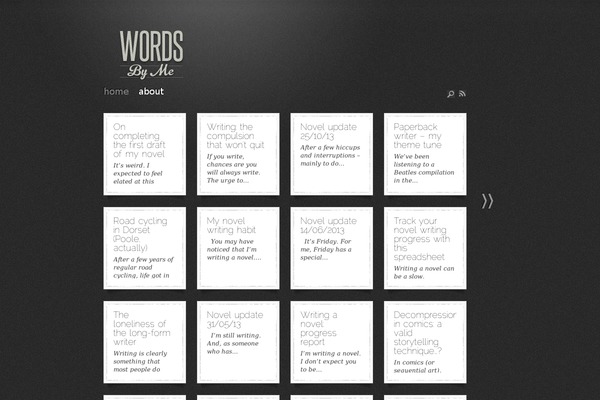 Dailynotes theme site design template sample