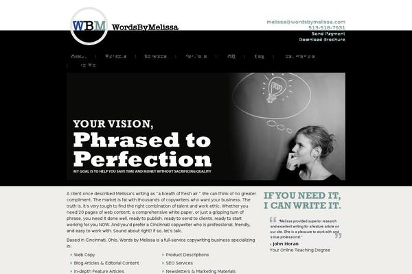 Wbm theme site design template sample