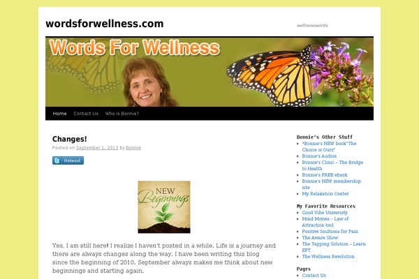 WordPress website example screenshot