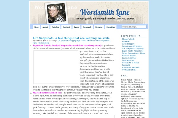 WordPress website example screenshot