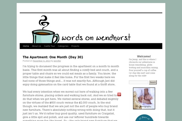 WordPress website example screenshot