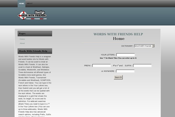 WordPress website example screenshot