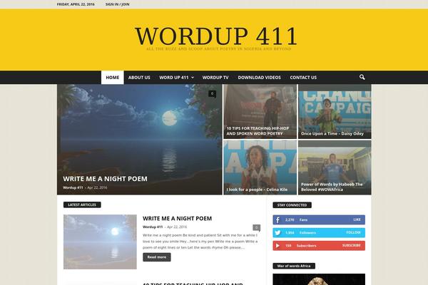 NewsMag theme site design template sample
