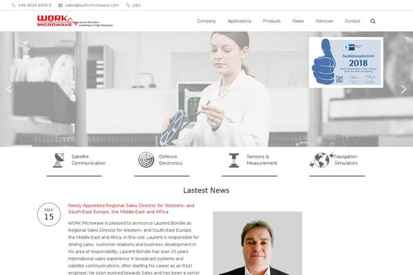Impreza theme site design template sample